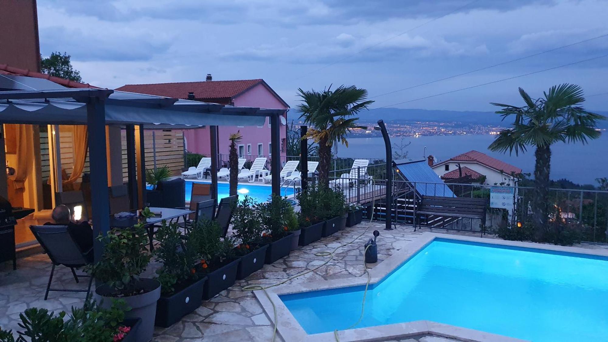 Apartments Kroatien Lovran Værelse billede